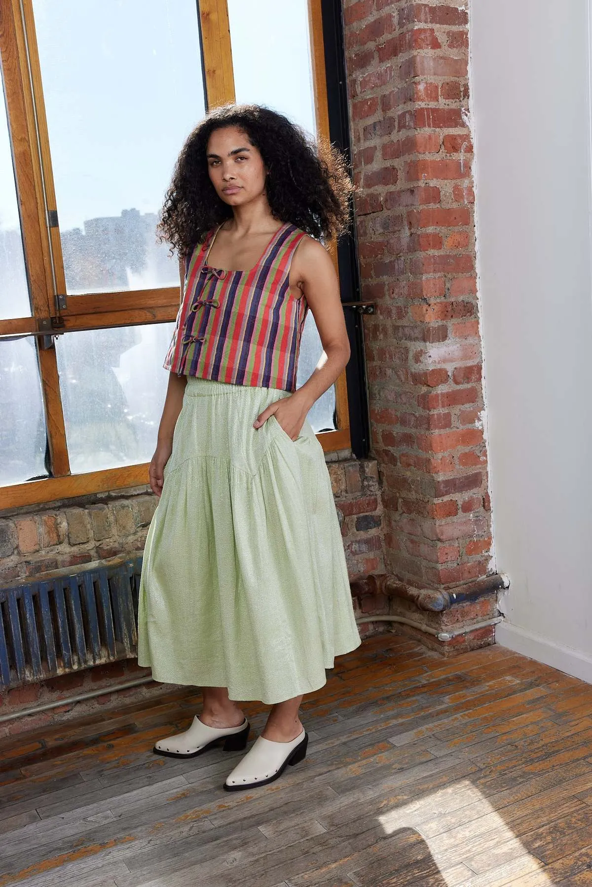 Mara Skirt - Fresh Green