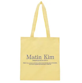 MATIN POPPIN ECOBAG IN YELLOW