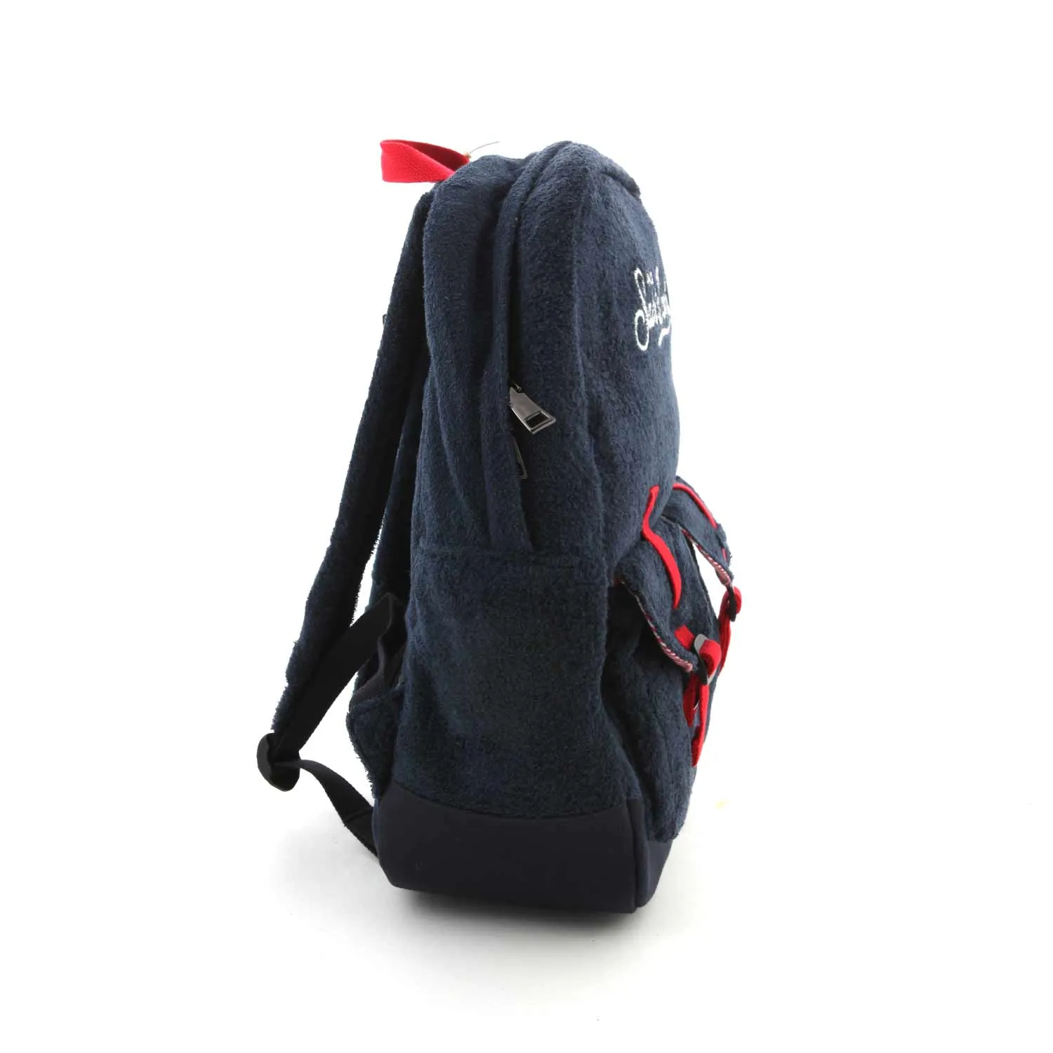 Mc2 Saint Barth Unisex Blue And Red Sponge Backpack