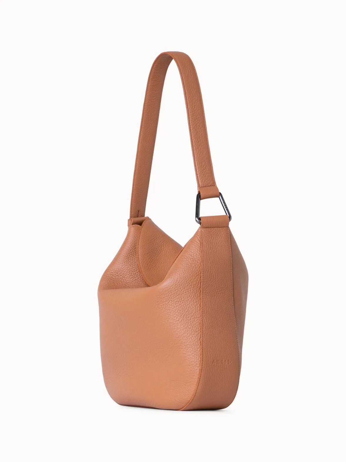 Medium Anna Hobo Bag in Leather
