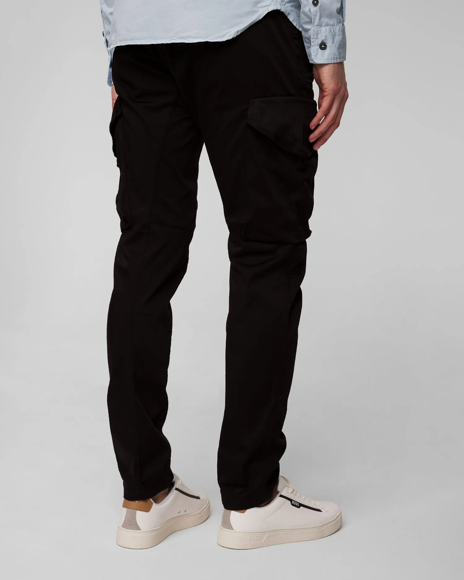 Men's black trousers C.P. Company 16cmpa058a005694g-999