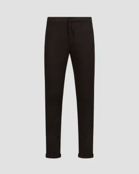 Men’s black trousers Dondup UP235GSE046UPTD-999