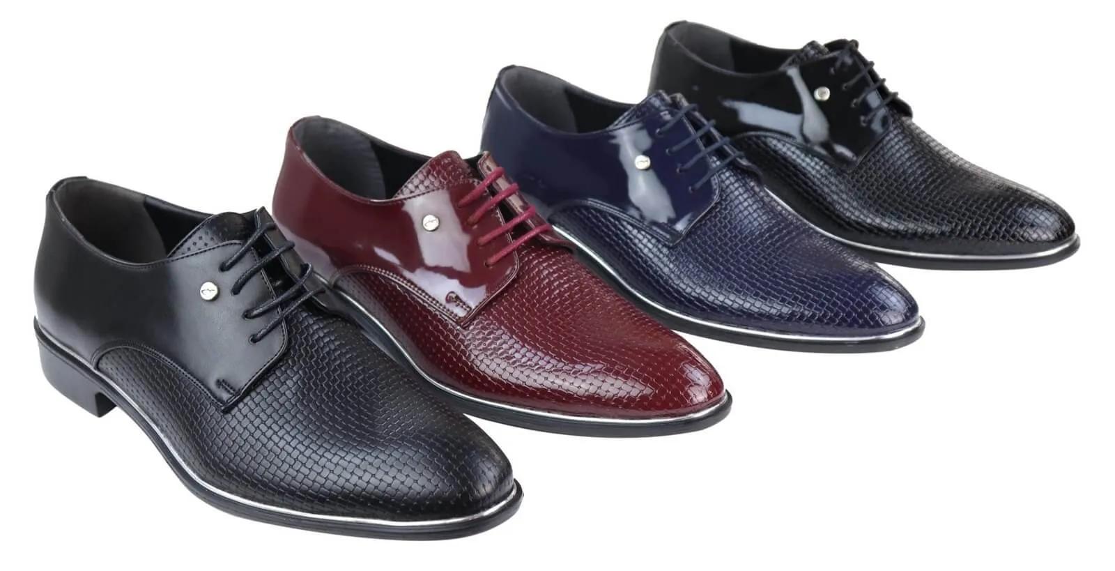 Mens Classic Laced Pattern Shoes