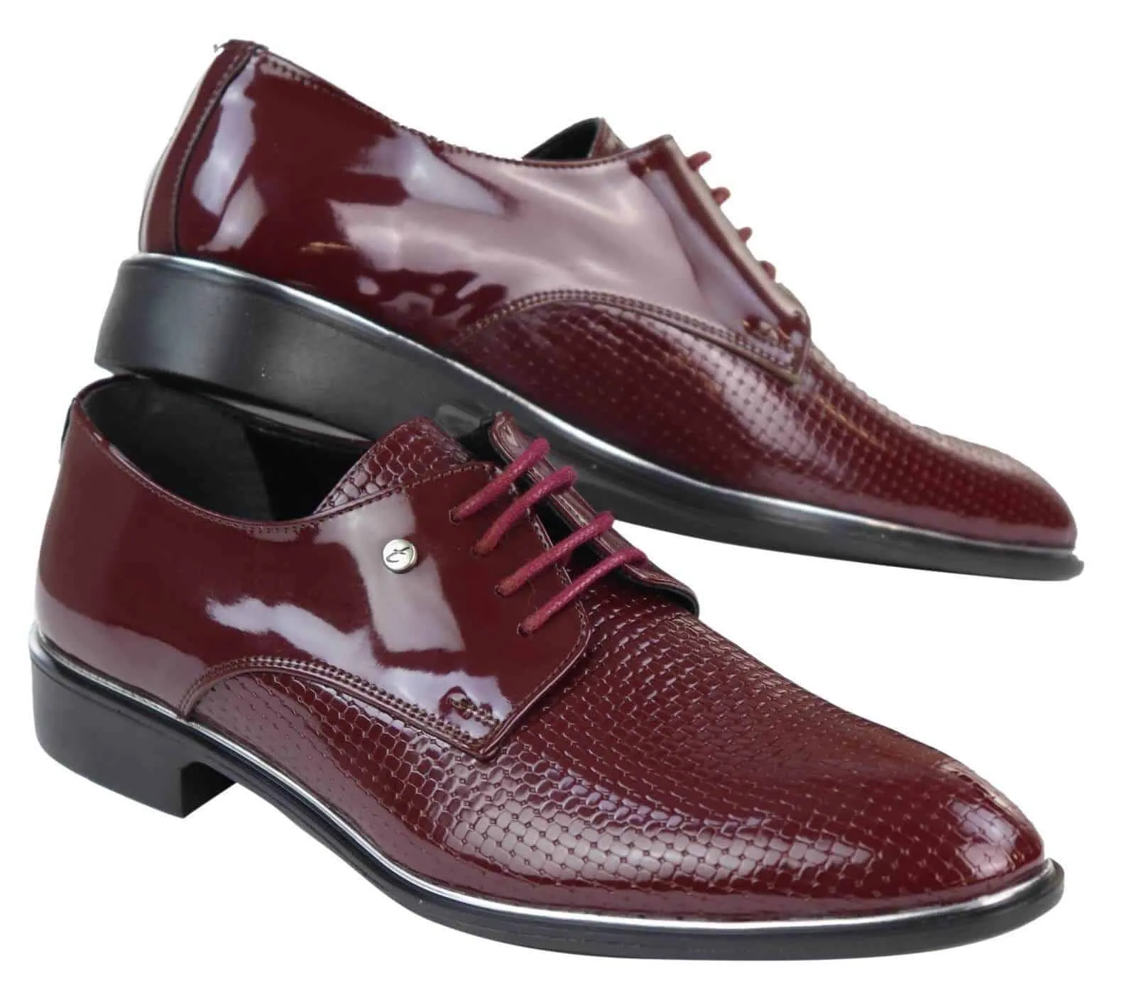 Mens Classic Laced Pattern Shoes