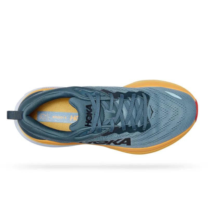 Men’s HOKA Bondi 8 – Goblin Blue/Mountain Spring (GBMS)