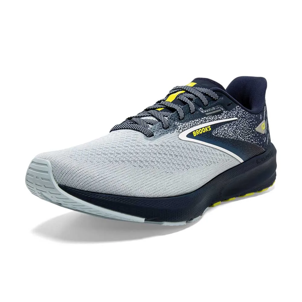Men's Launch 10 Running Shoe - Iris/Ballad Blue/Sulphur - Regular (D)