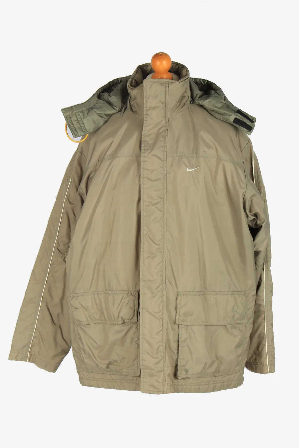 Mens Nike Puffer Lightweight Jacket Vintage Size XXL Light Green C2516 - Pepper Tree London
