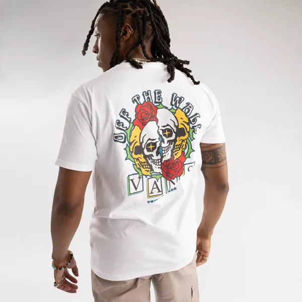 Mens Vans Break Apart Tee - White