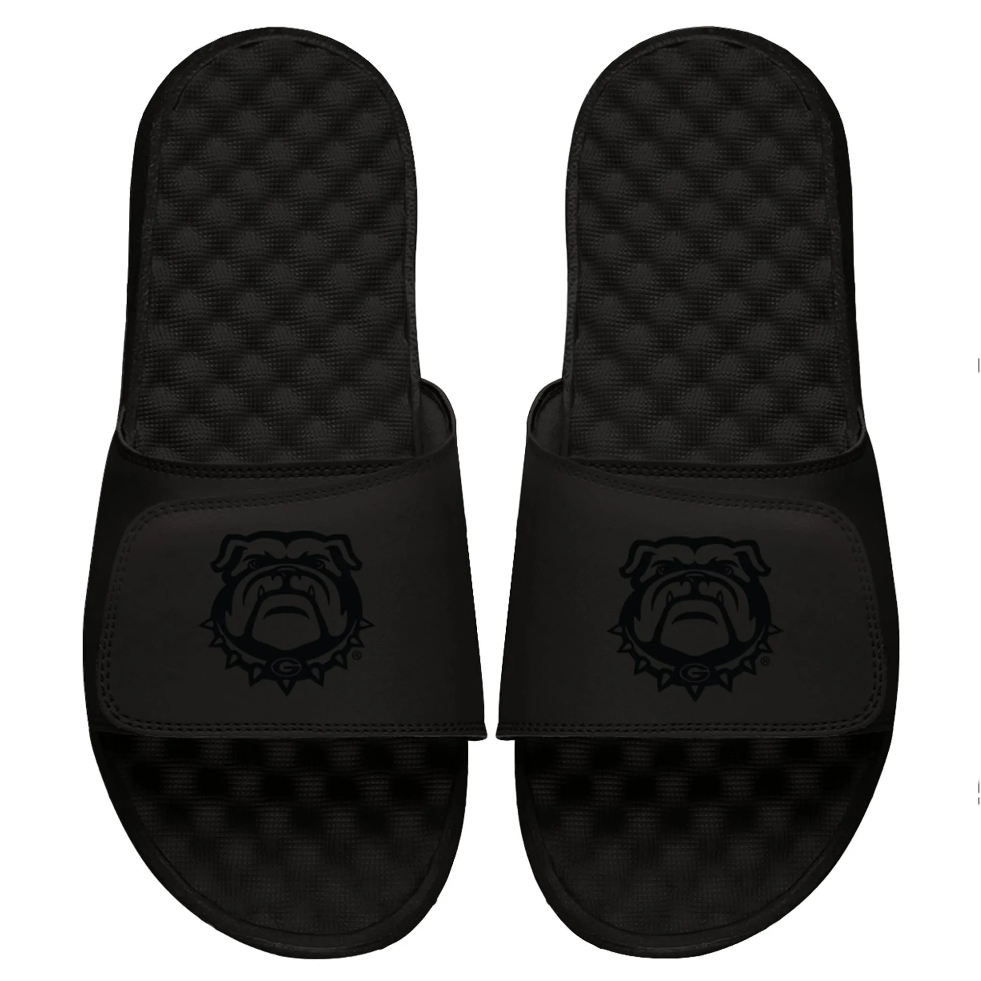 Men's ISlide Black Georgia Bulldogs Tonal Slide Sandals