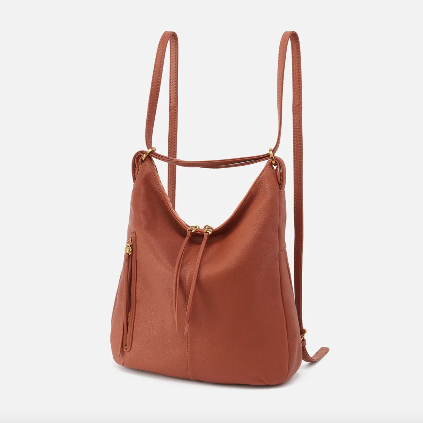 Merrin Convertible Backpack | Pebbled Leather
