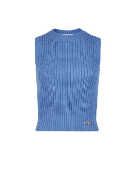 MICHAEL MICHAEL KORS Sleeveless merino wool blend top -                         -                     -                