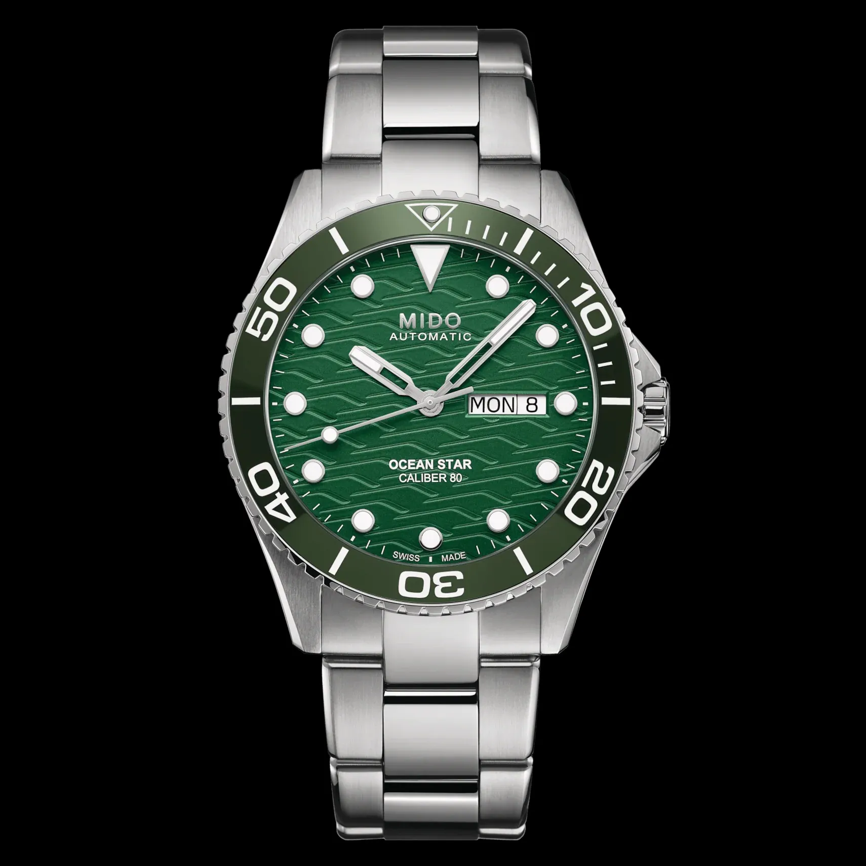 MIDO – M042.430.11.091.00 OCEAN STAR 200C Stainless steel / green dial 