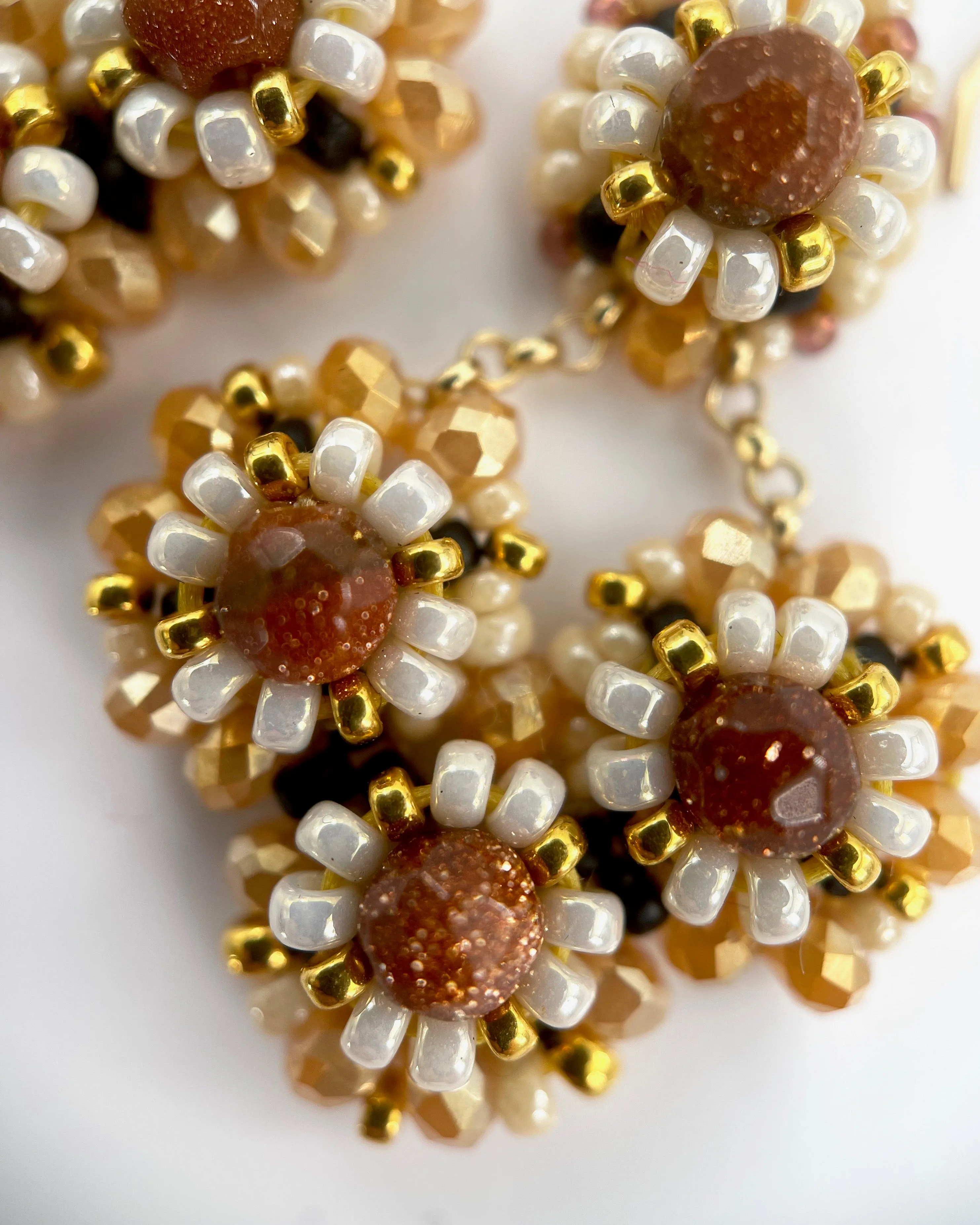 Miguel Ases Small Chandelier Drop Earrings
