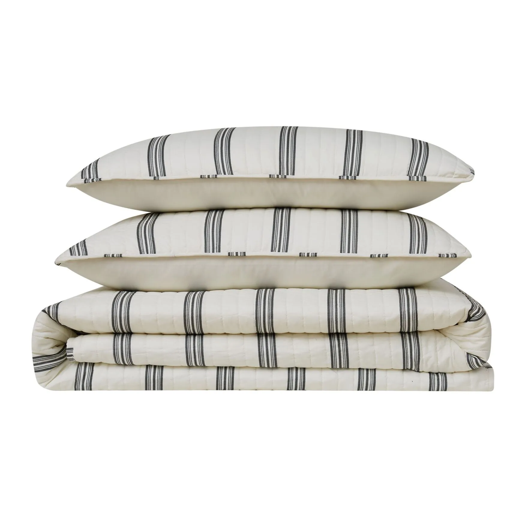 Millenial Stripe 3-Piece Quilt Set