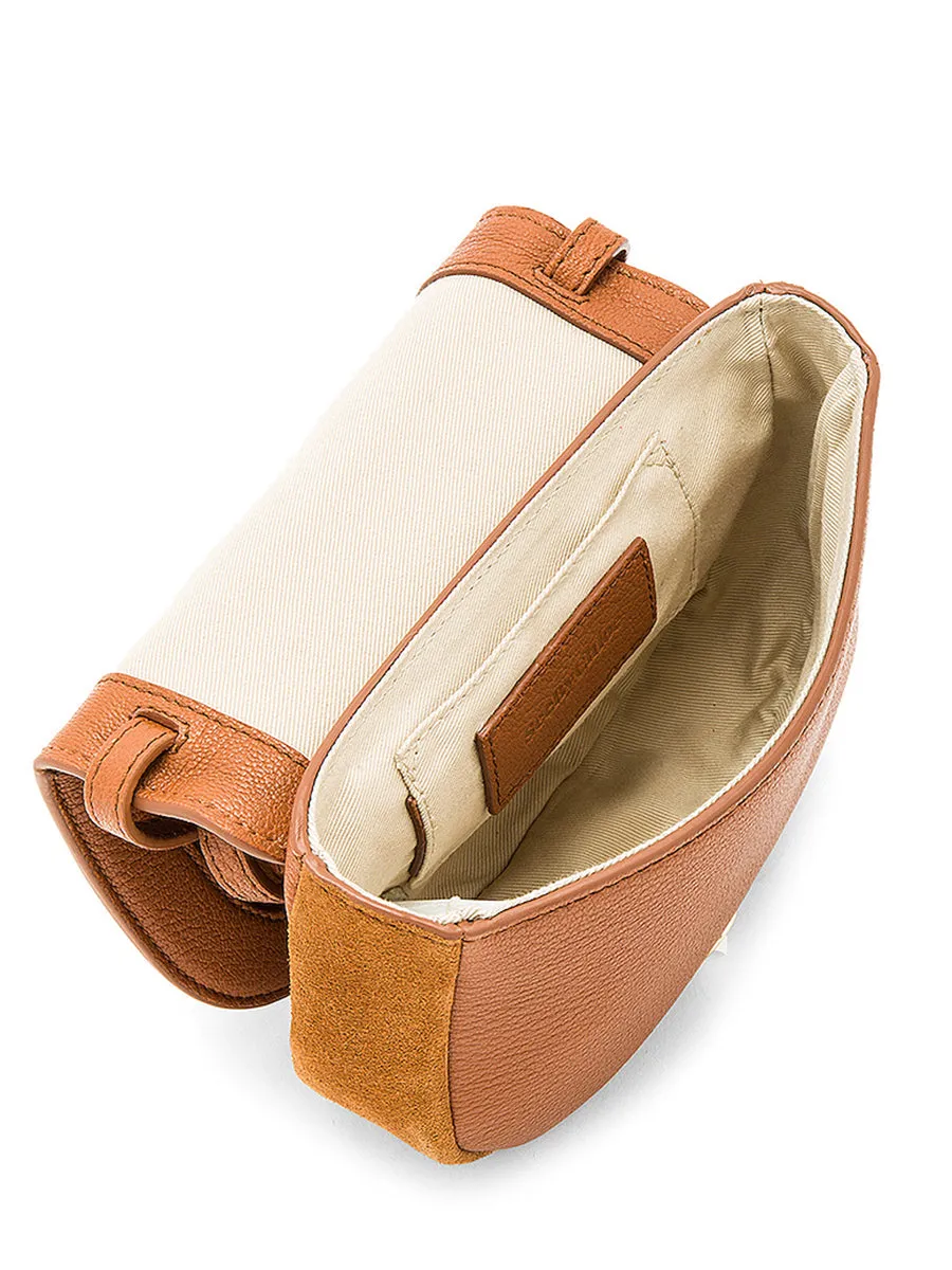 Mini Hana Shoulder Bag in Caramello