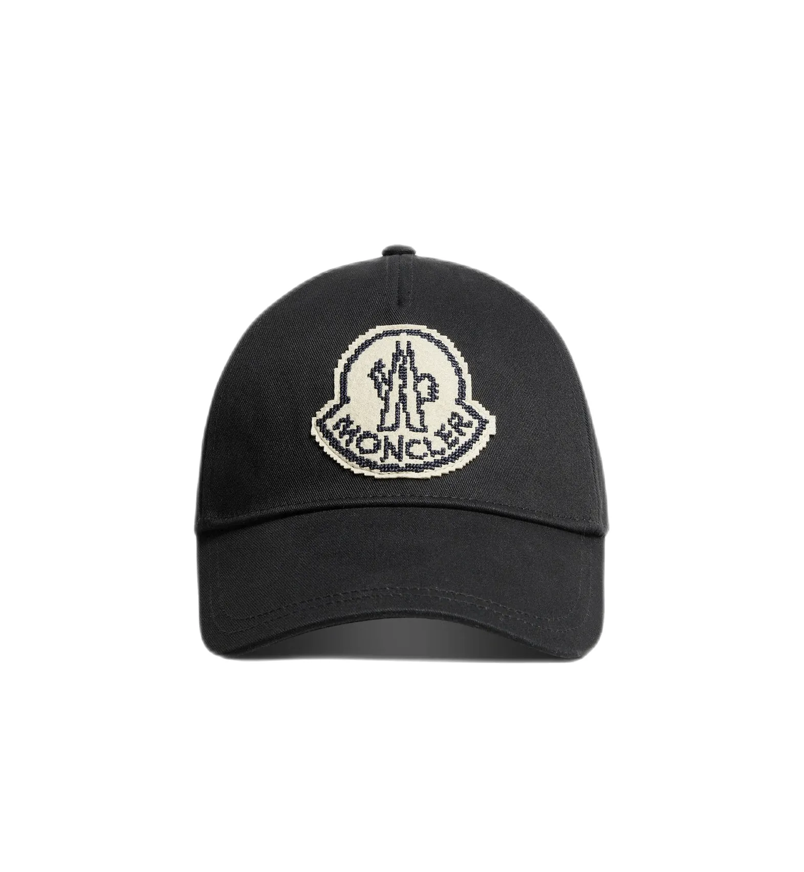 Moncler - Casquette black en gabardine