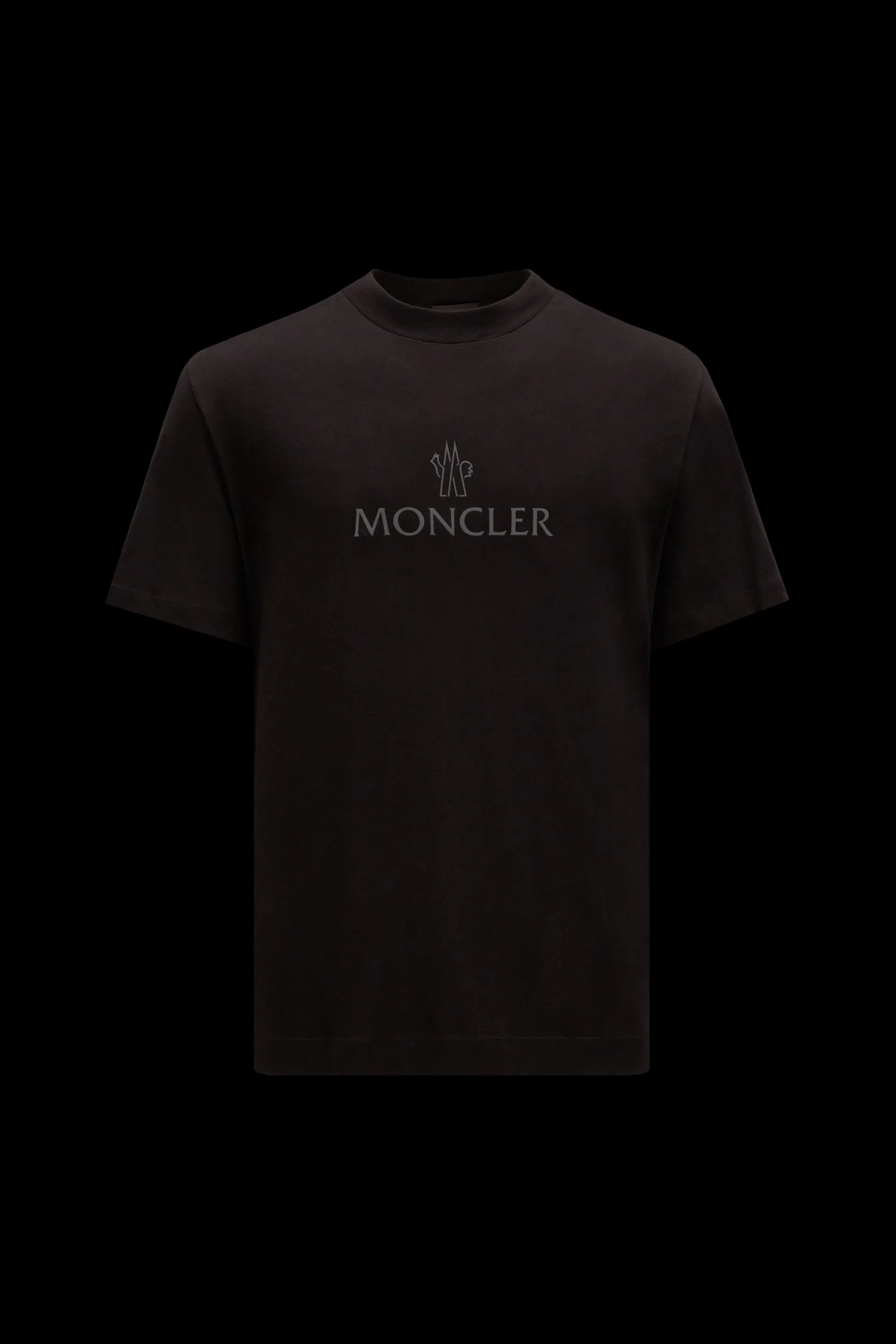 MONCLER  |Crew Neck Street Style Plain Short Sleeves Logo