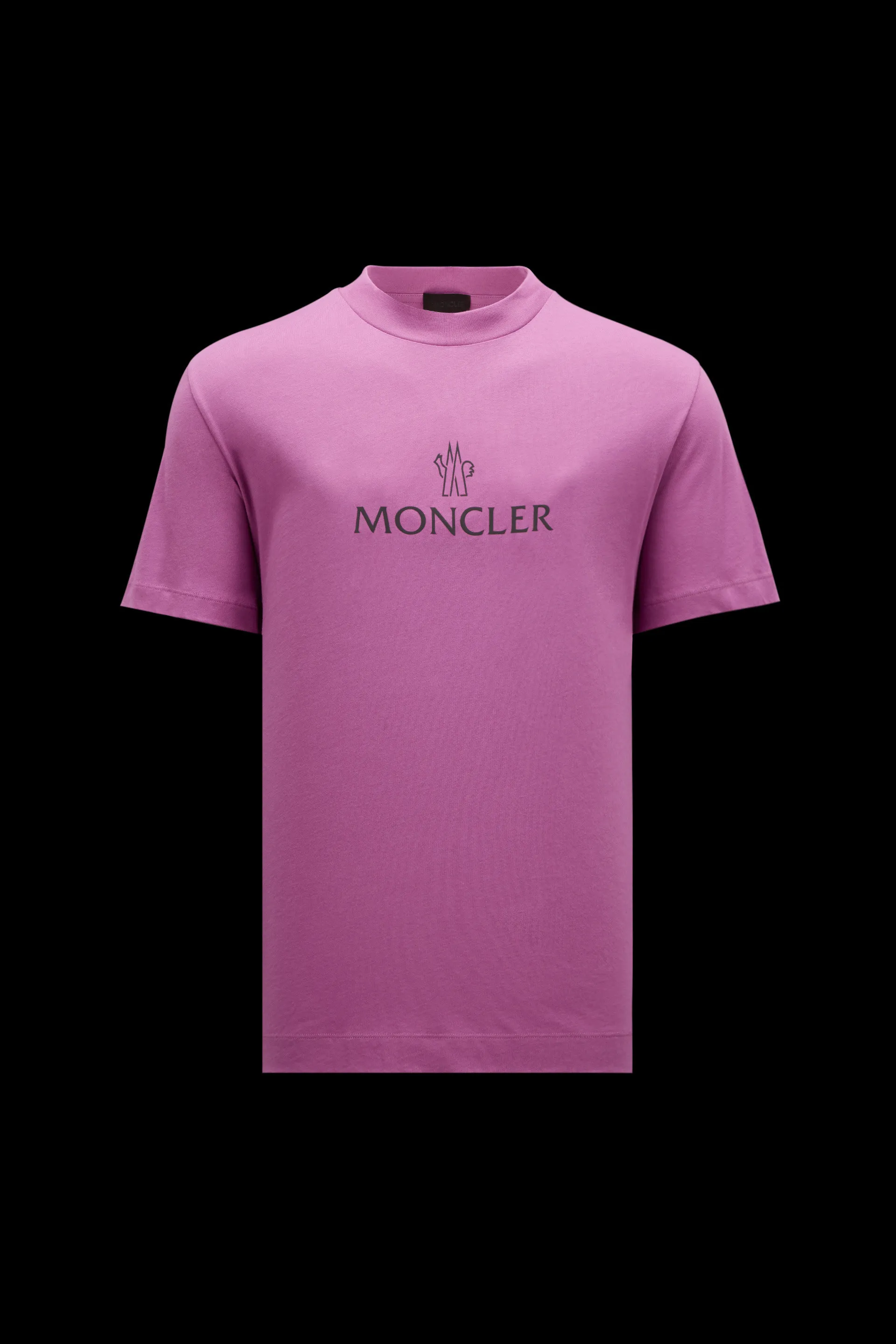 MONCLER  |Crew Neck Street Style Plain Short Sleeves Logo