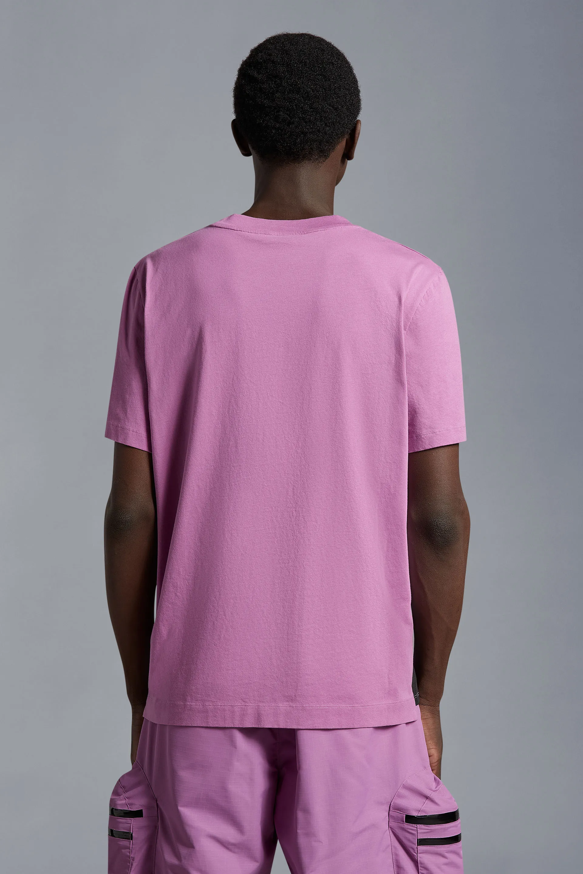 MONCLER  |Crew Neck Street Style Plain Short Sleeves Logo