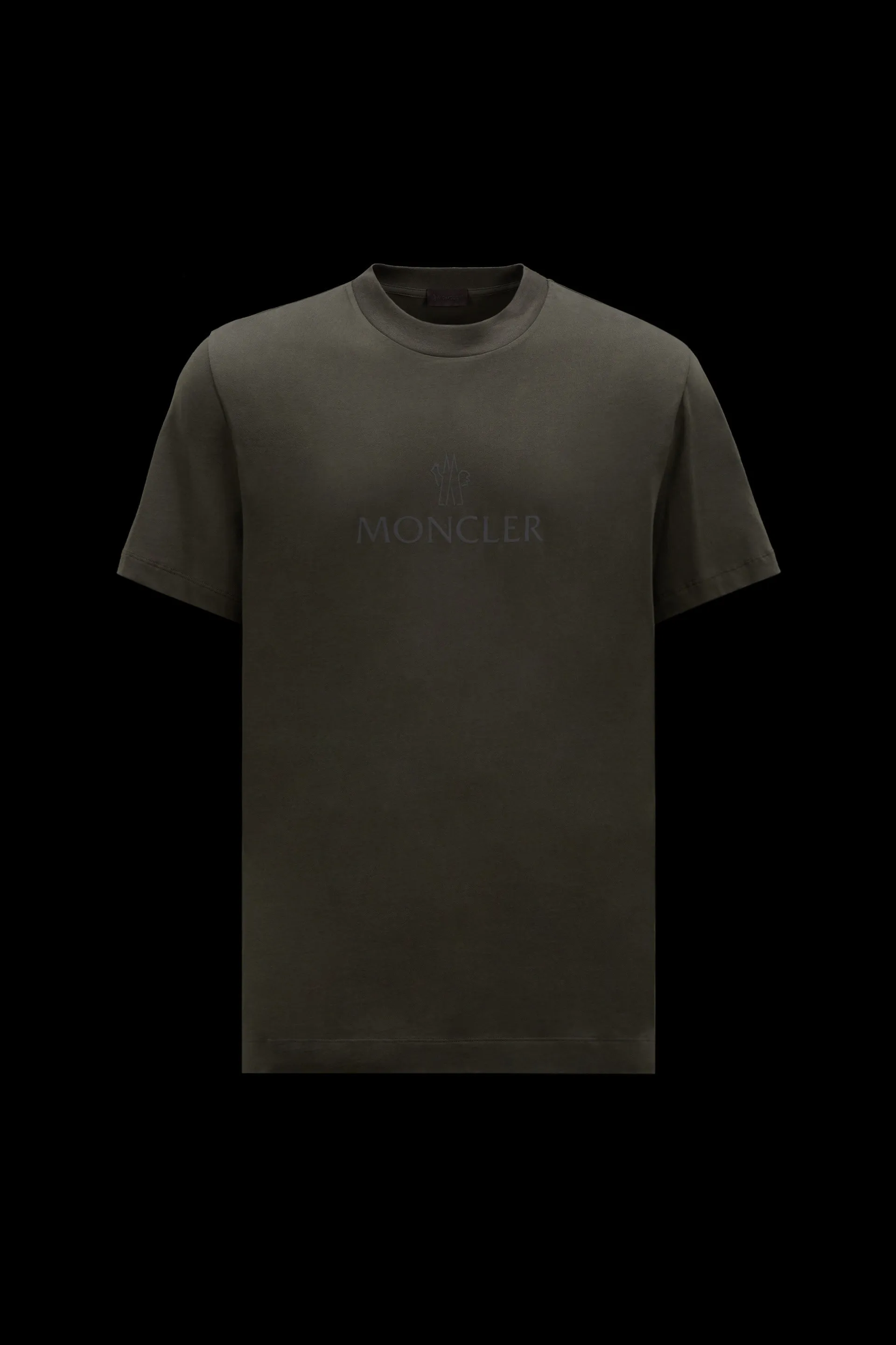 MONCLER  |Crew Neck Street Style Plain Short Sleeves Logo