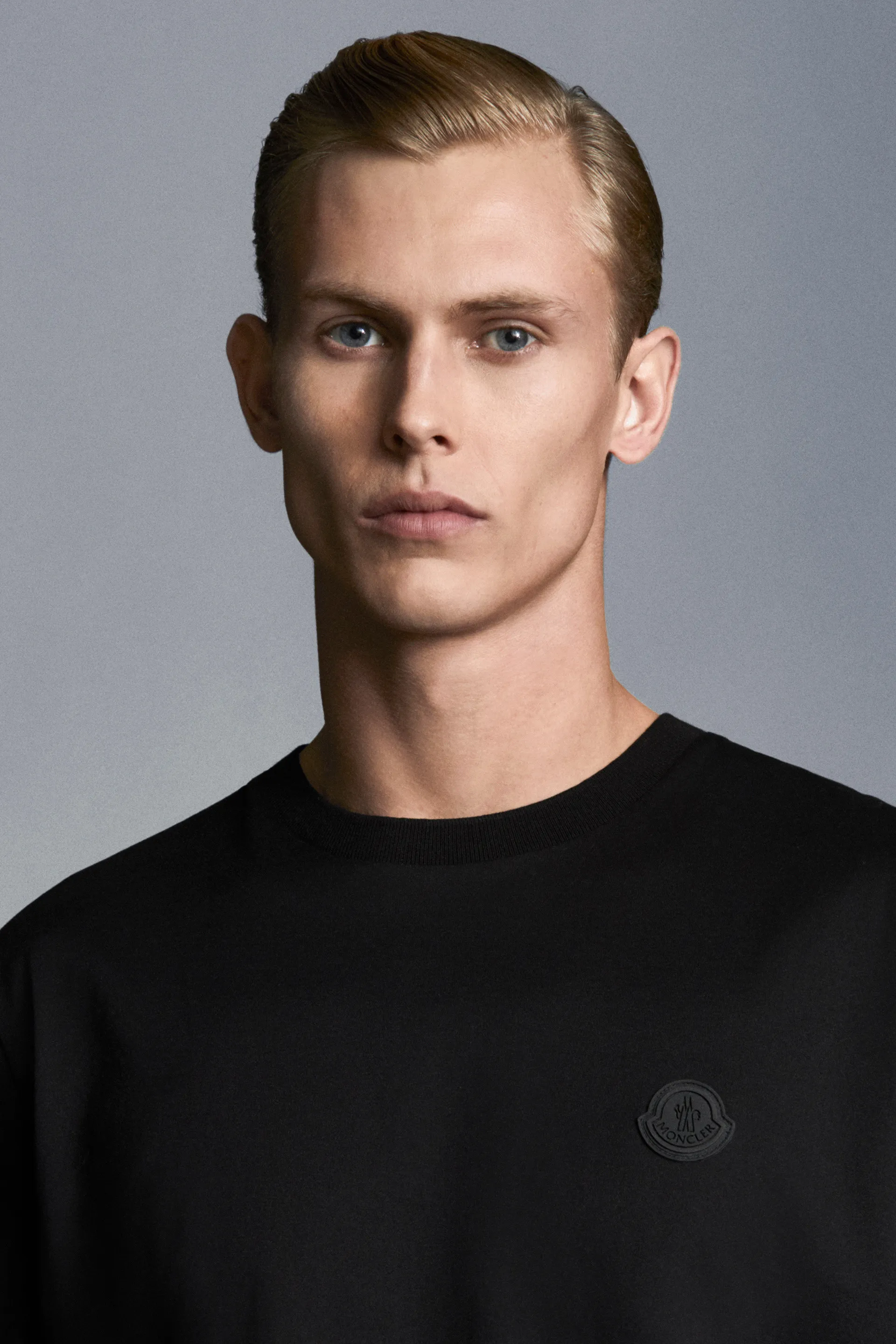 MONCLER  |Crew Neck Street Style Short Sleeves Logo