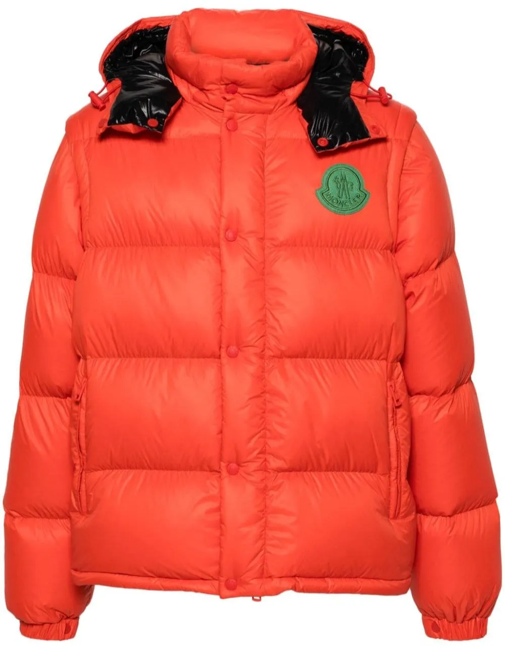 Moncler doudoune Cyclone 2 en 1 dark orange