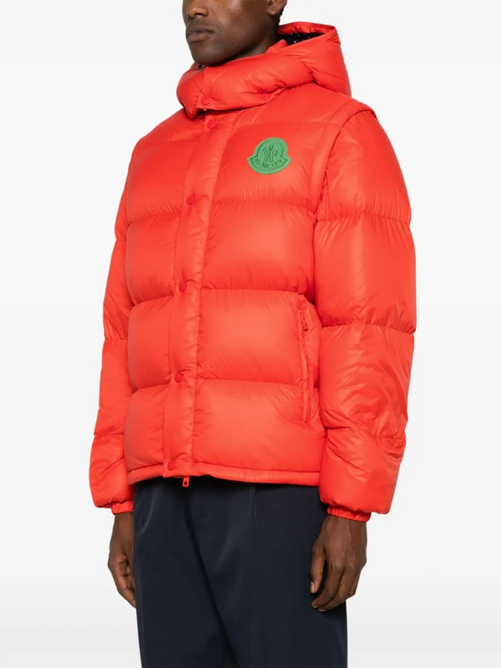 Moncler doudoune Cyclone 2 en 1 dark orange