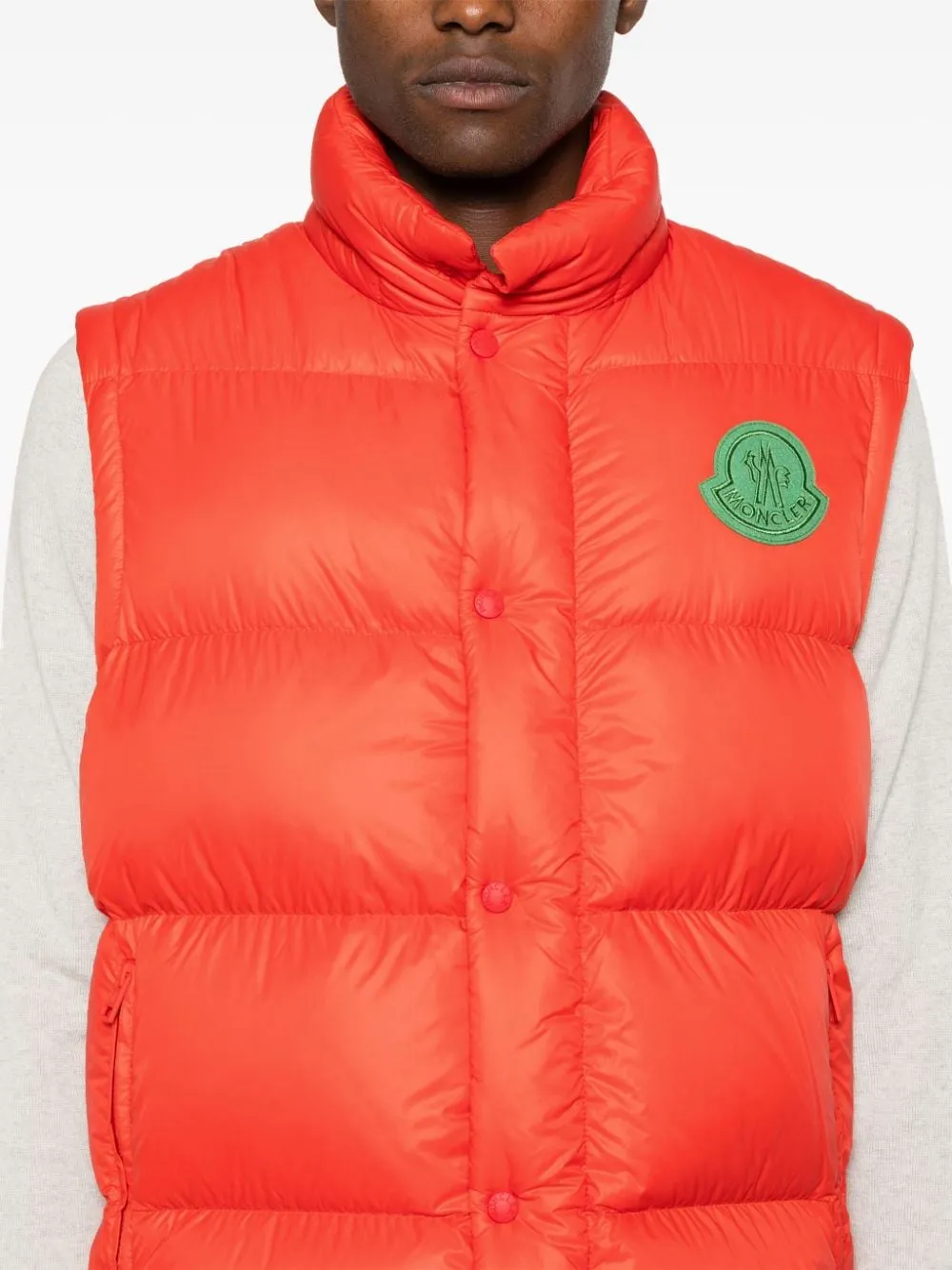 Moncler doudoune Cyclone 2 en 1 dark orange