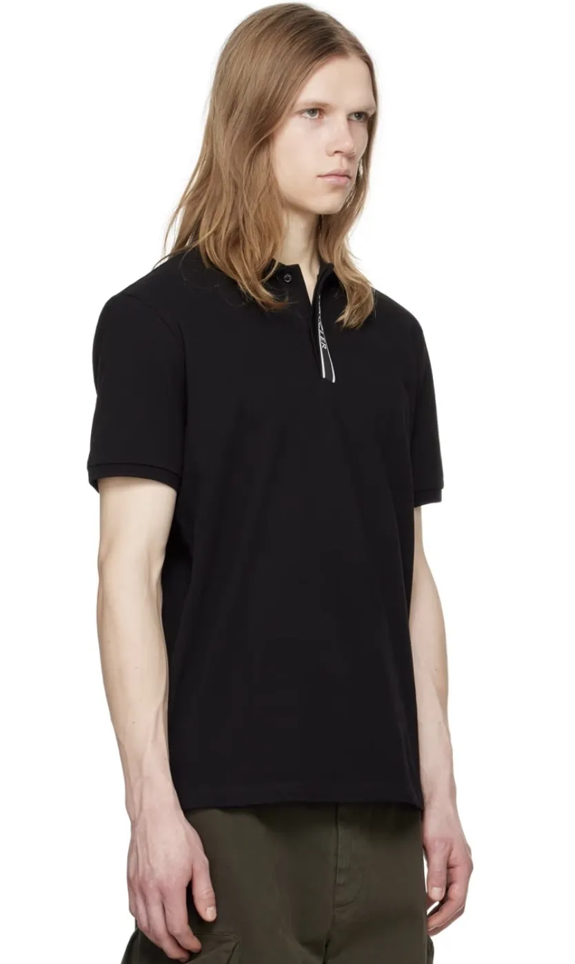 MONCLER  |Nylon Street Style Plain Logo Polos