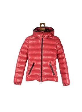 Moncler Piumino rosso con cappuccio - Tg. 40