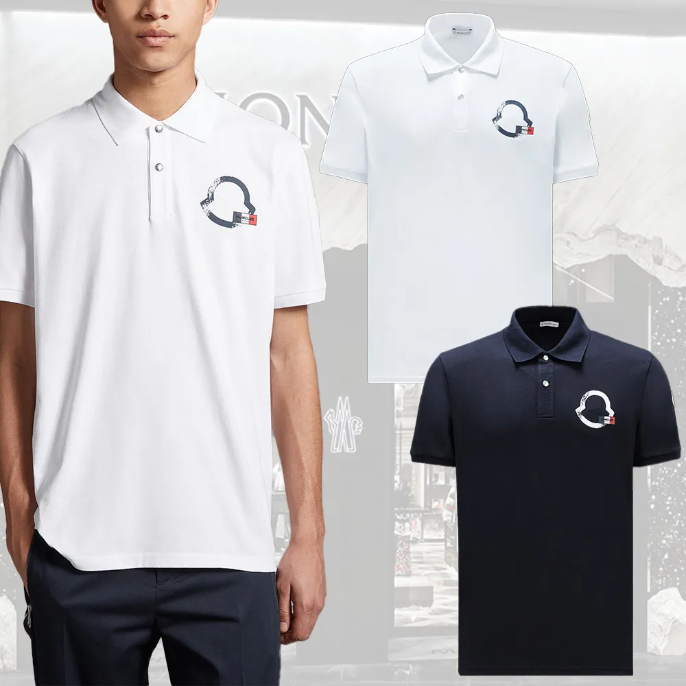 MONCLER  |Plain Short Sleeves Logo FX Advantage / Exclusive Polos