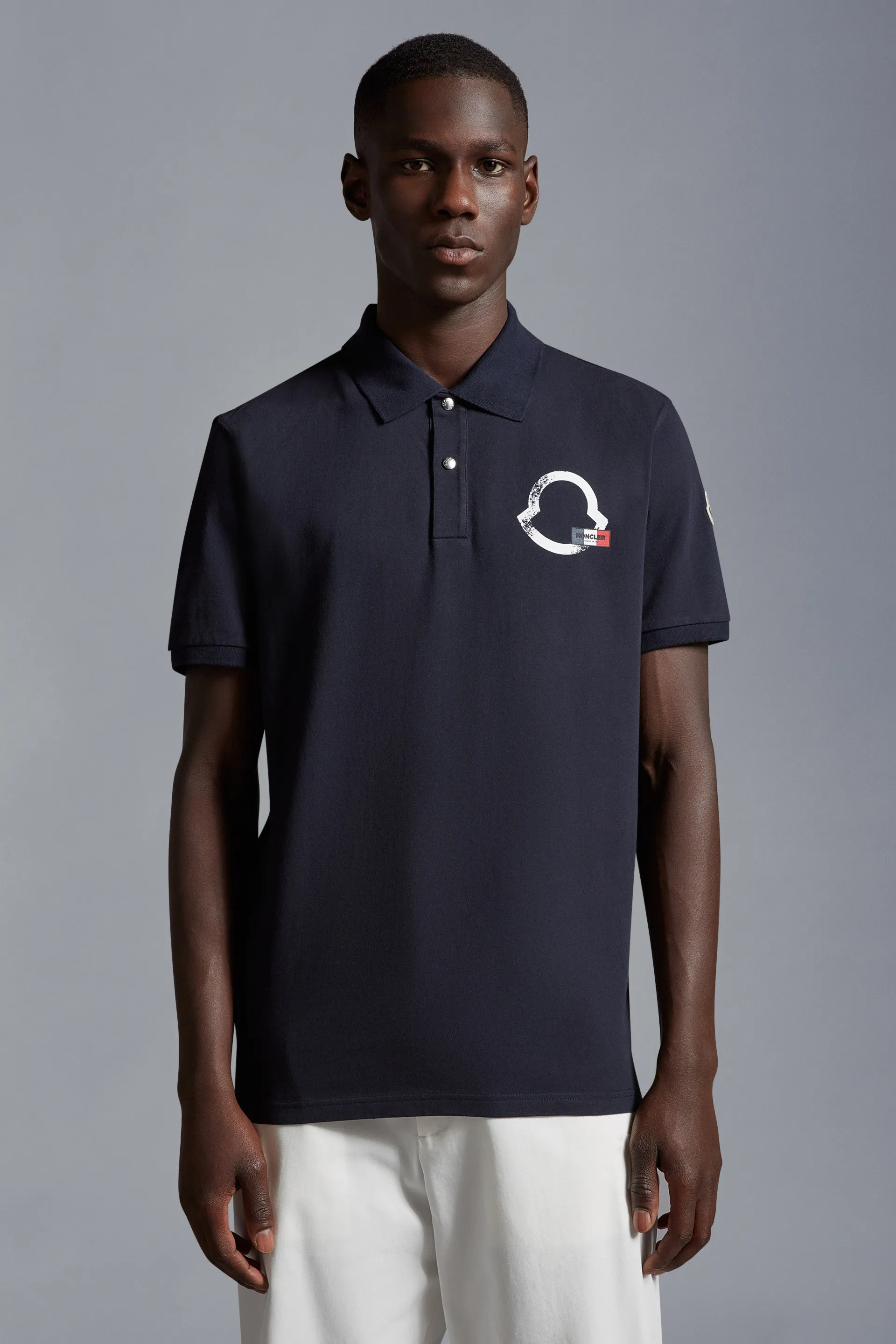 MONCLER  |Plain Short Sleeves Logo FX Advantage / Exclusive Polos