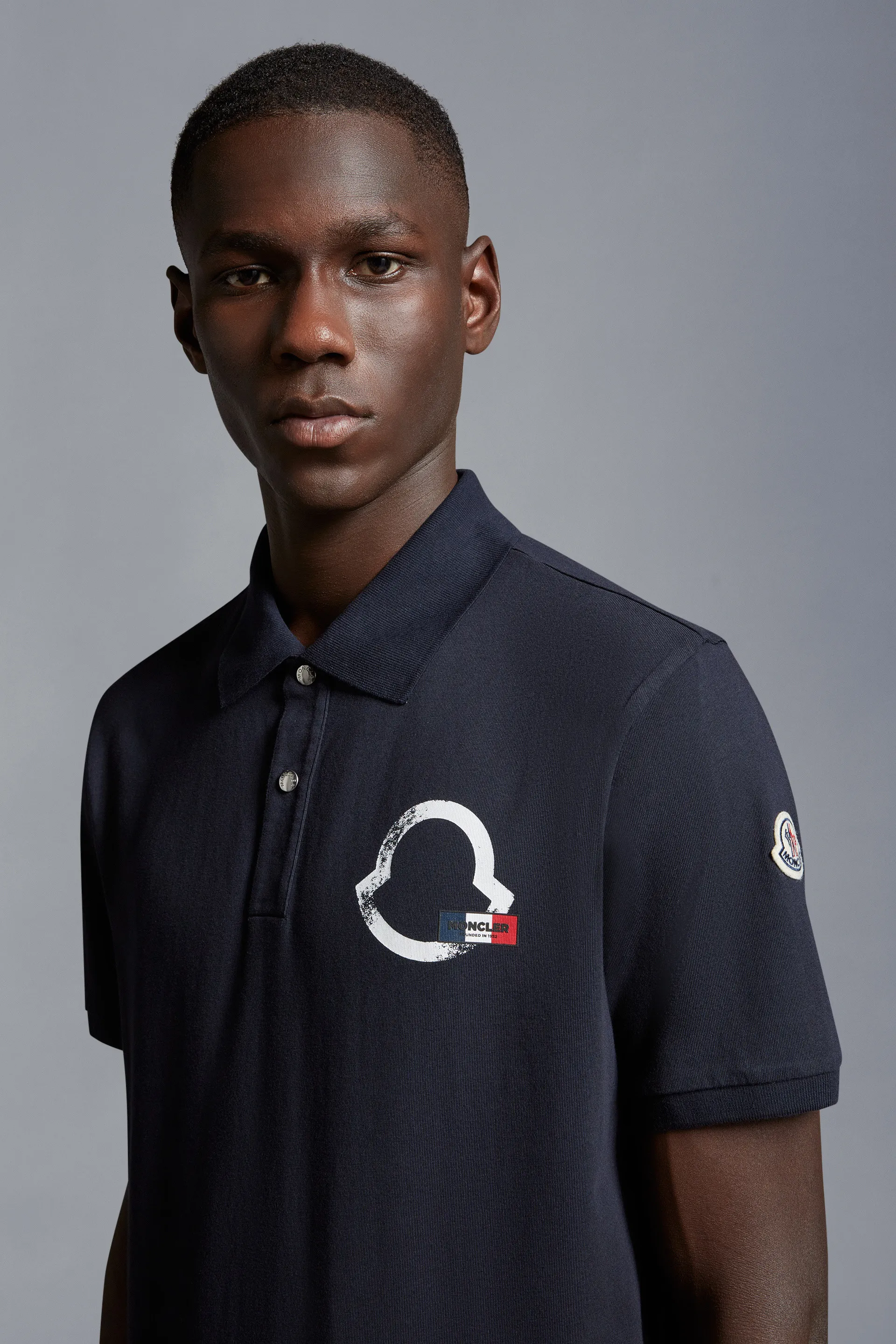 MONCLER  |Plain Short Sleeves Logo FX Advantage / Exclusive Polos