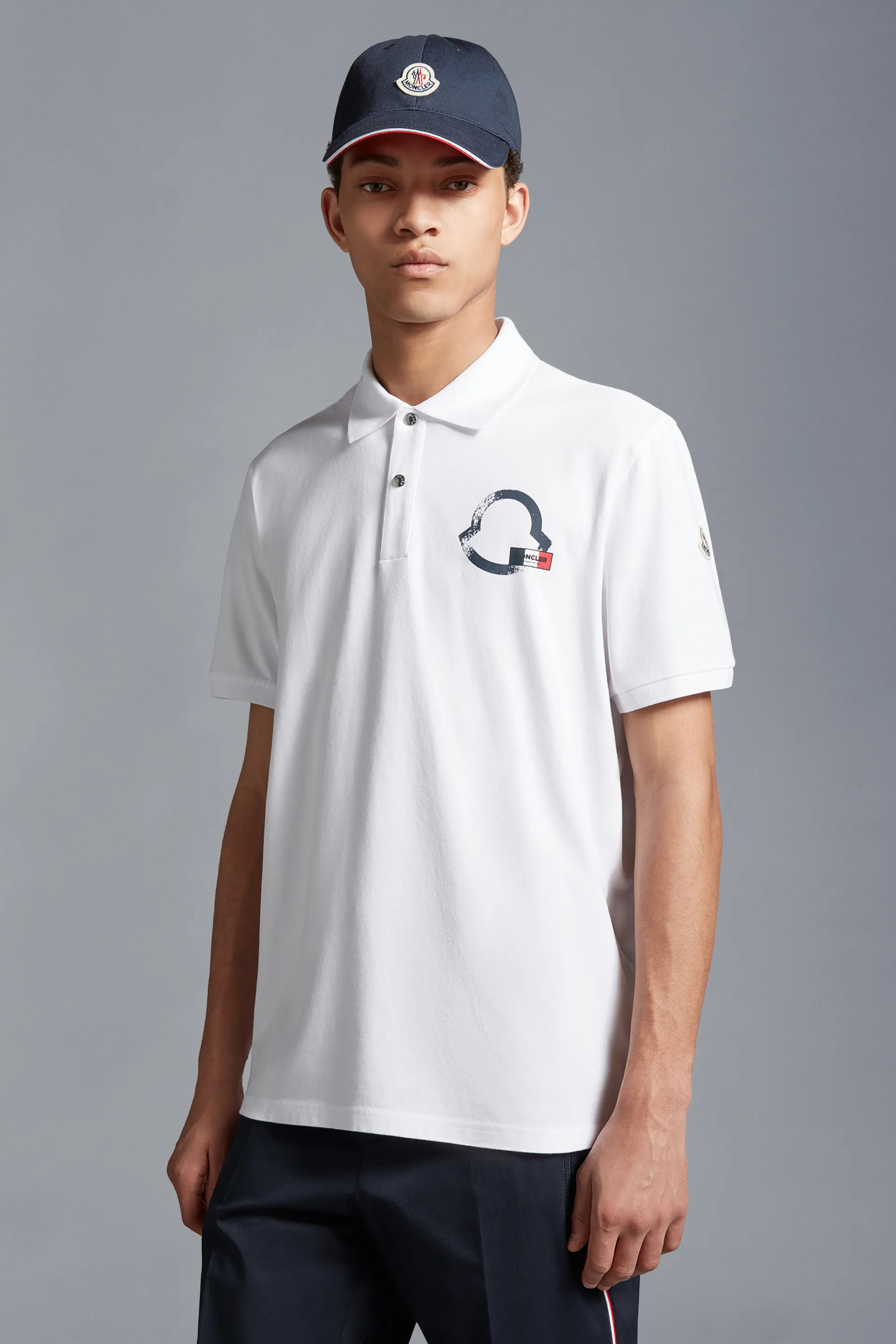 MONCLER  |Plain Short Sleeves Logo FX Advantage / Exclusive Polos