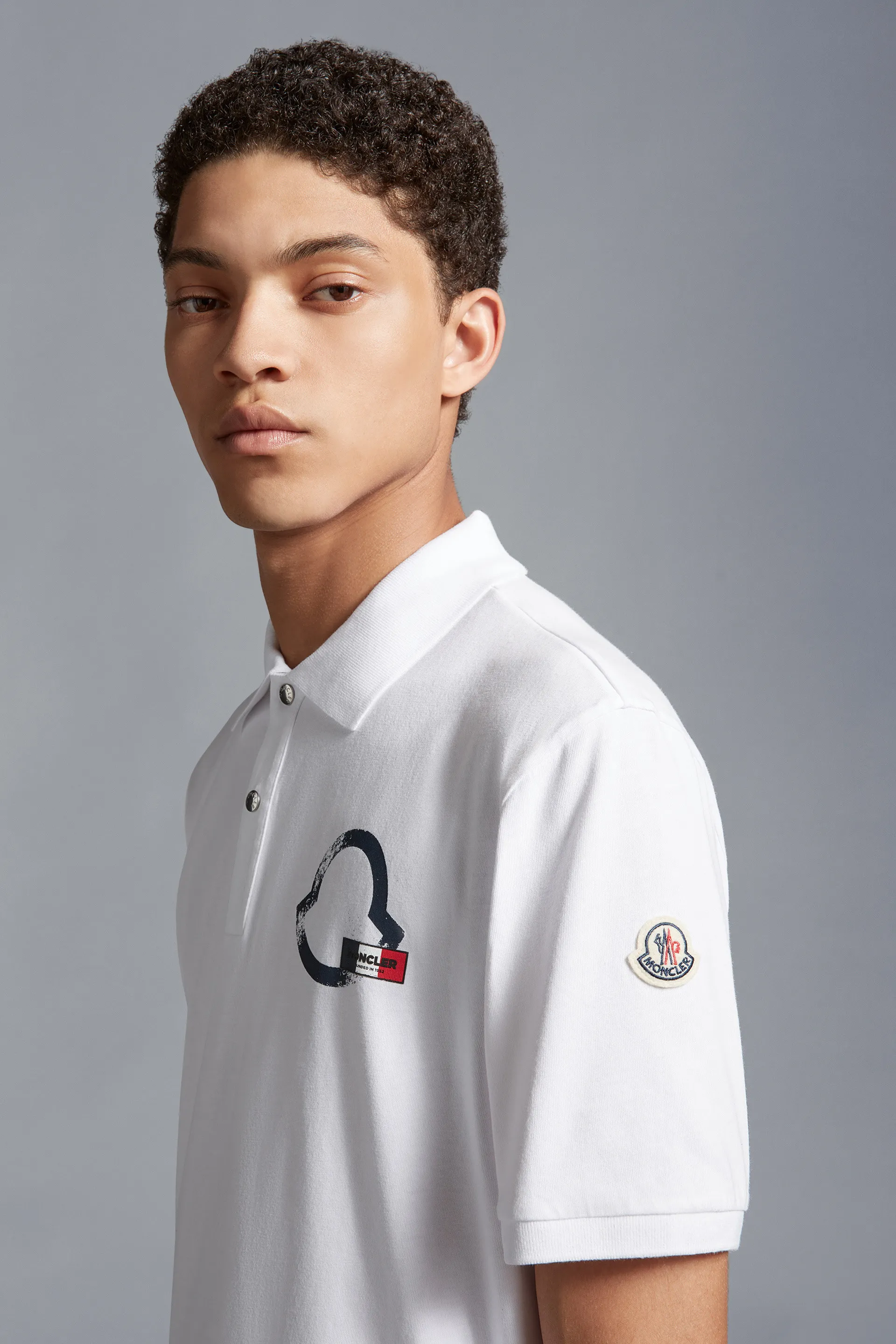 MONCLER  |Plain Short Sleeves Logo FX Advantage / Exclusive Polos