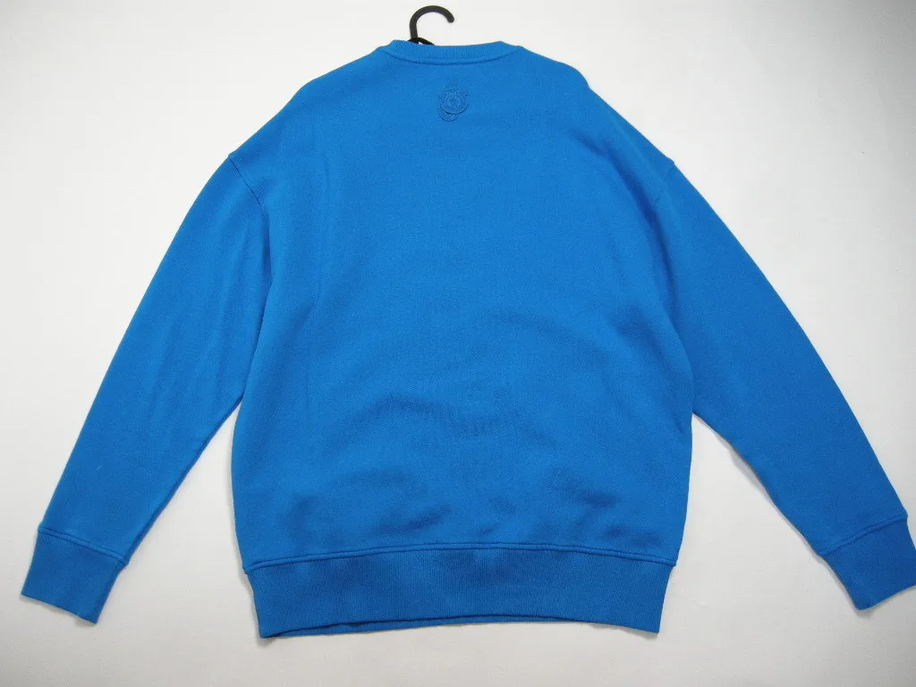 MONCLER  |Size S-L ◆ MONCLER GENIUS JW ANDERSON CREWNECK blue Men's