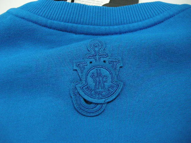 MONCLER  |Size S-L ◆ MONCLER GENIUS JW ANDERSON CREWNECK blue Men's