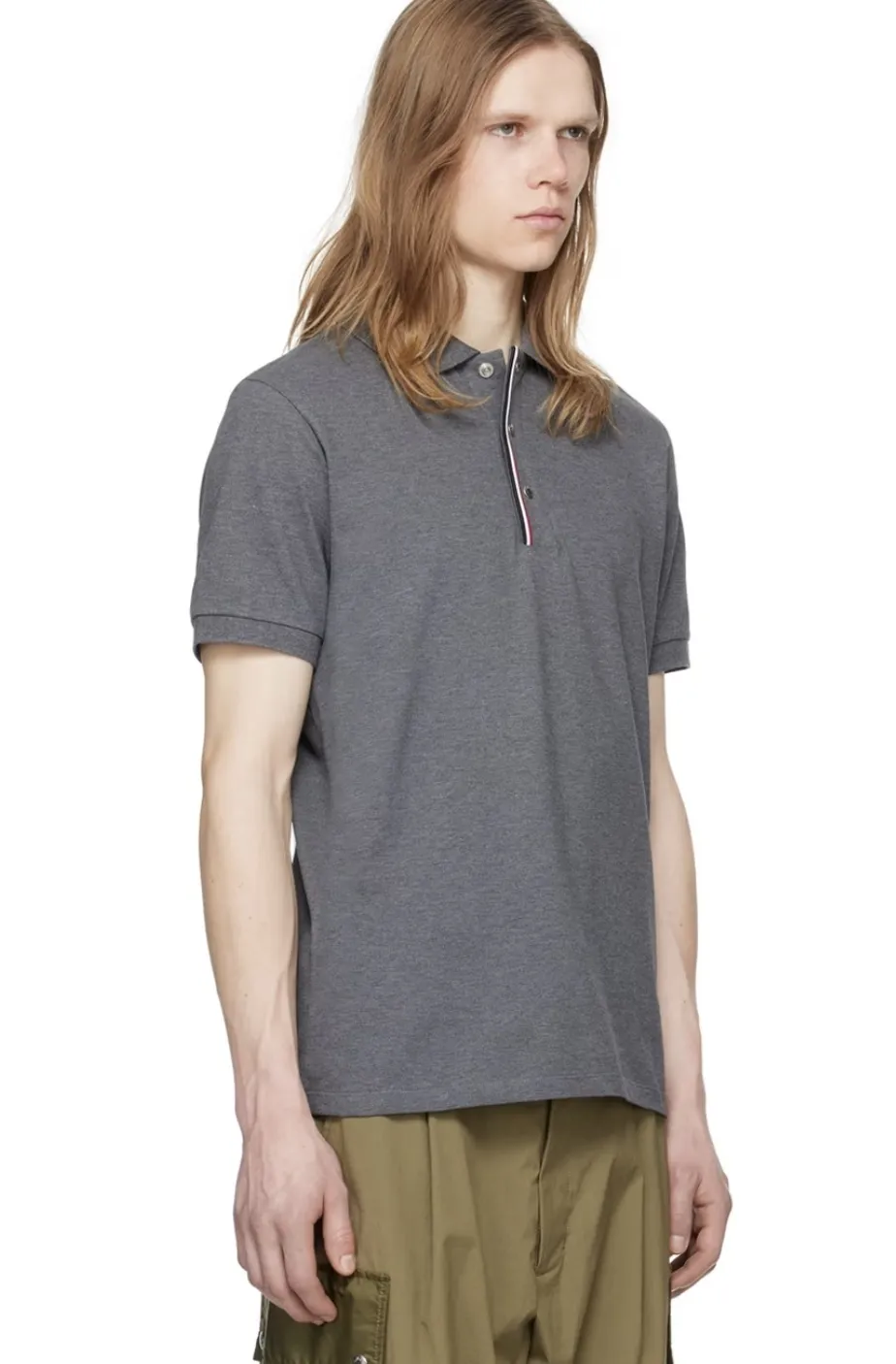 MONCLER  |Street Style Plain Logo Polos