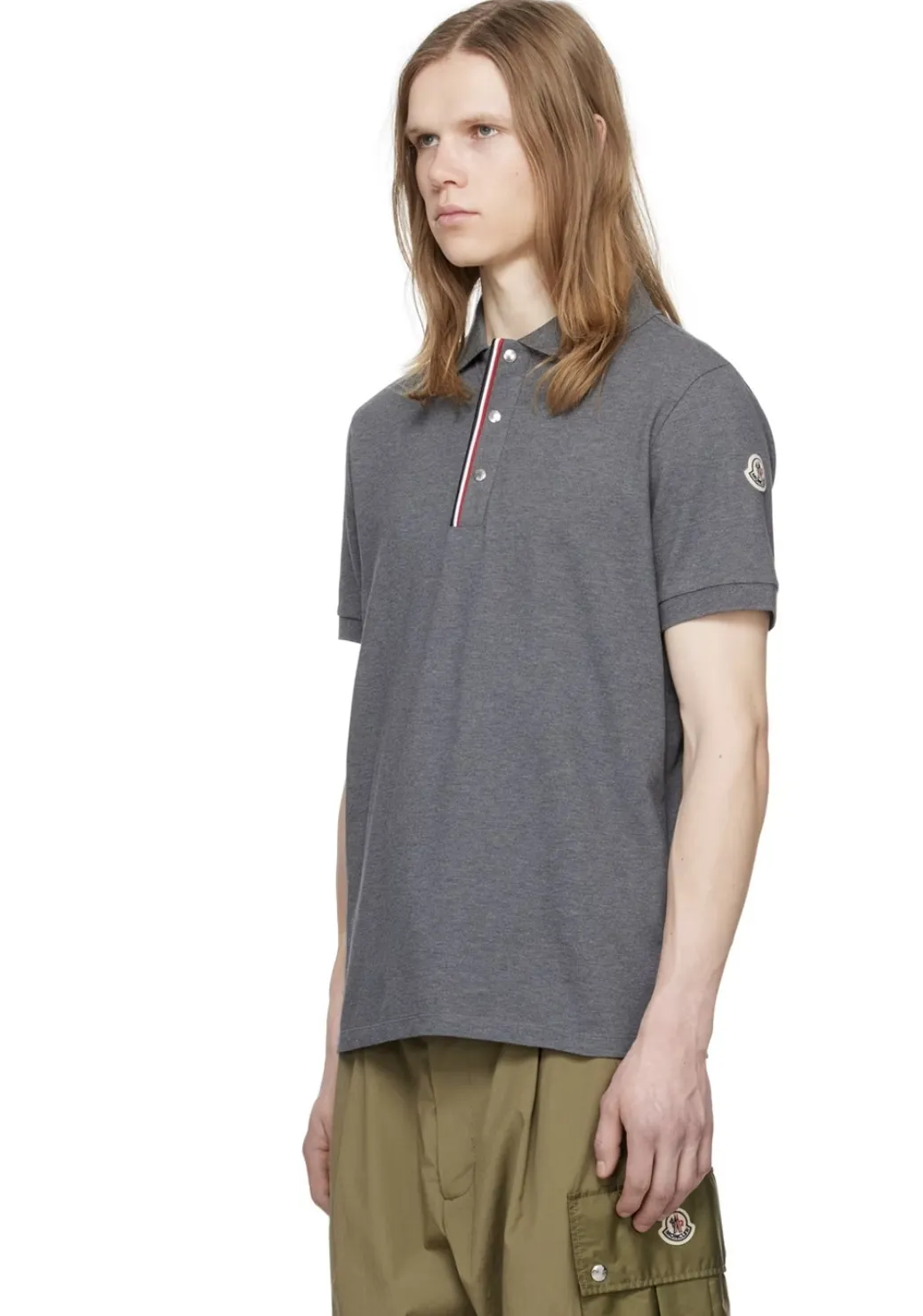 MONCLER  |Street Style Plain Logo Polos