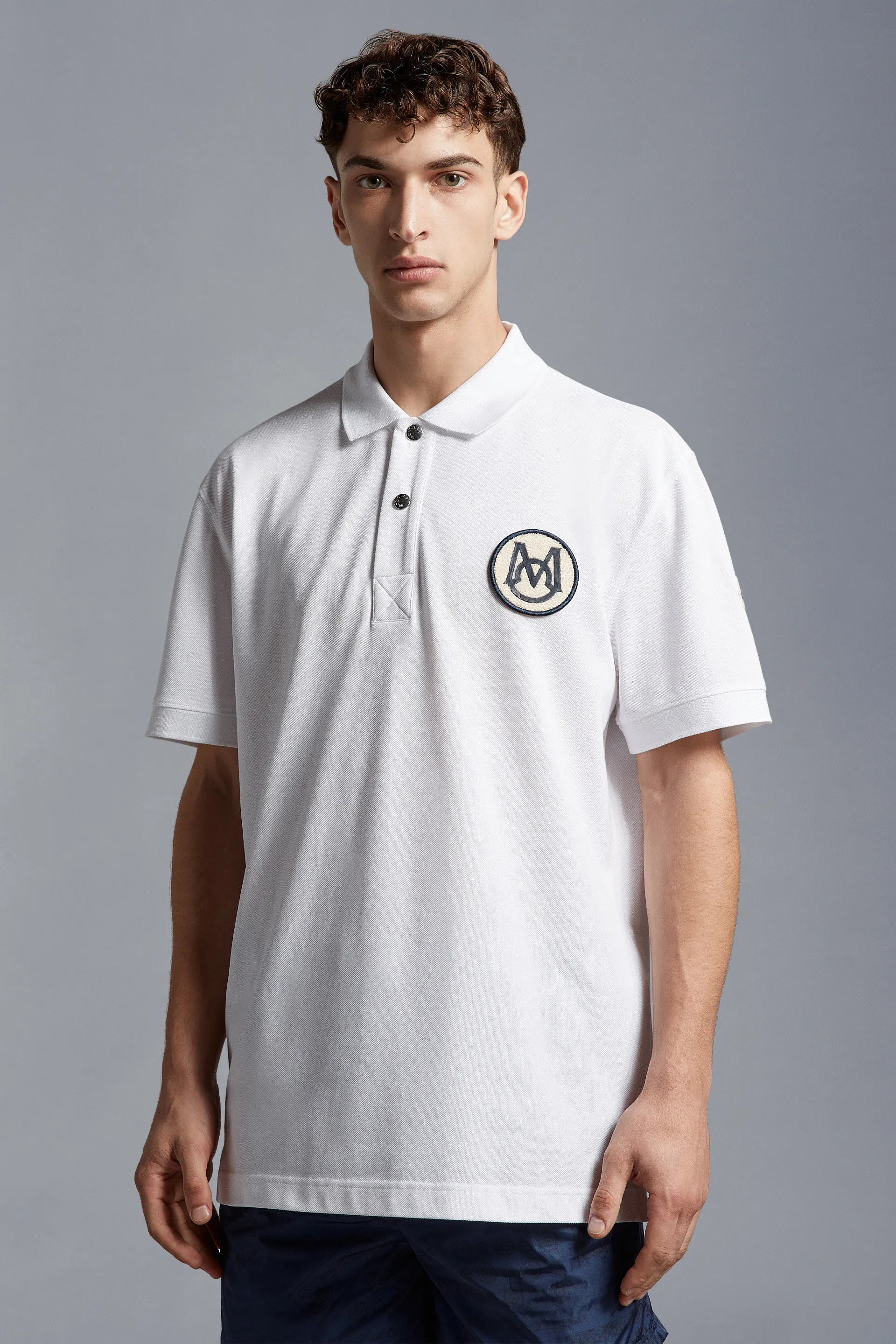 MONCLER  |Street Style Plain Short Sleeves Logo