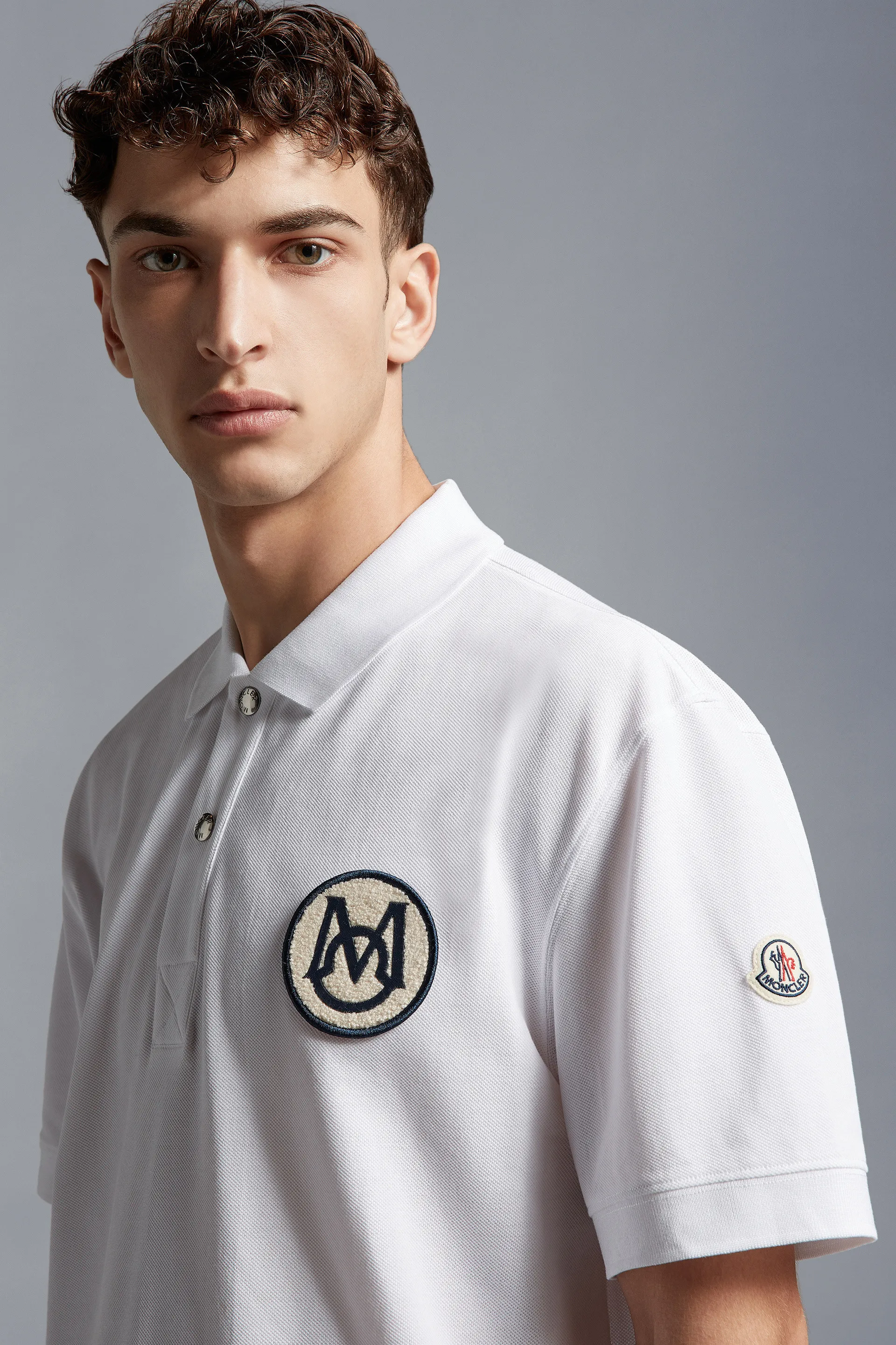 MONCLER  |Street Style Plain Short Sleeves Logo