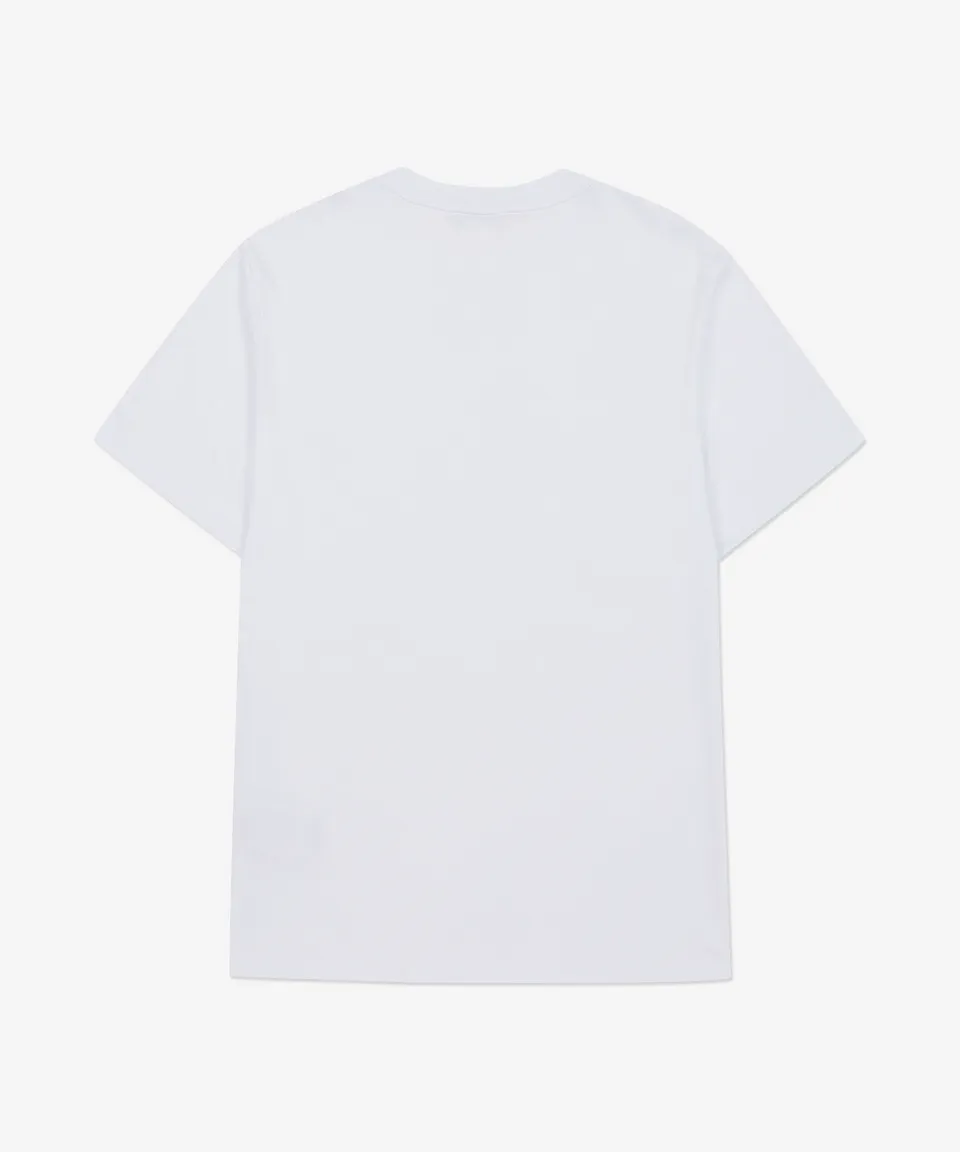 MONCLER  |U-Neck Plain Cotton Short Sleeves Logo