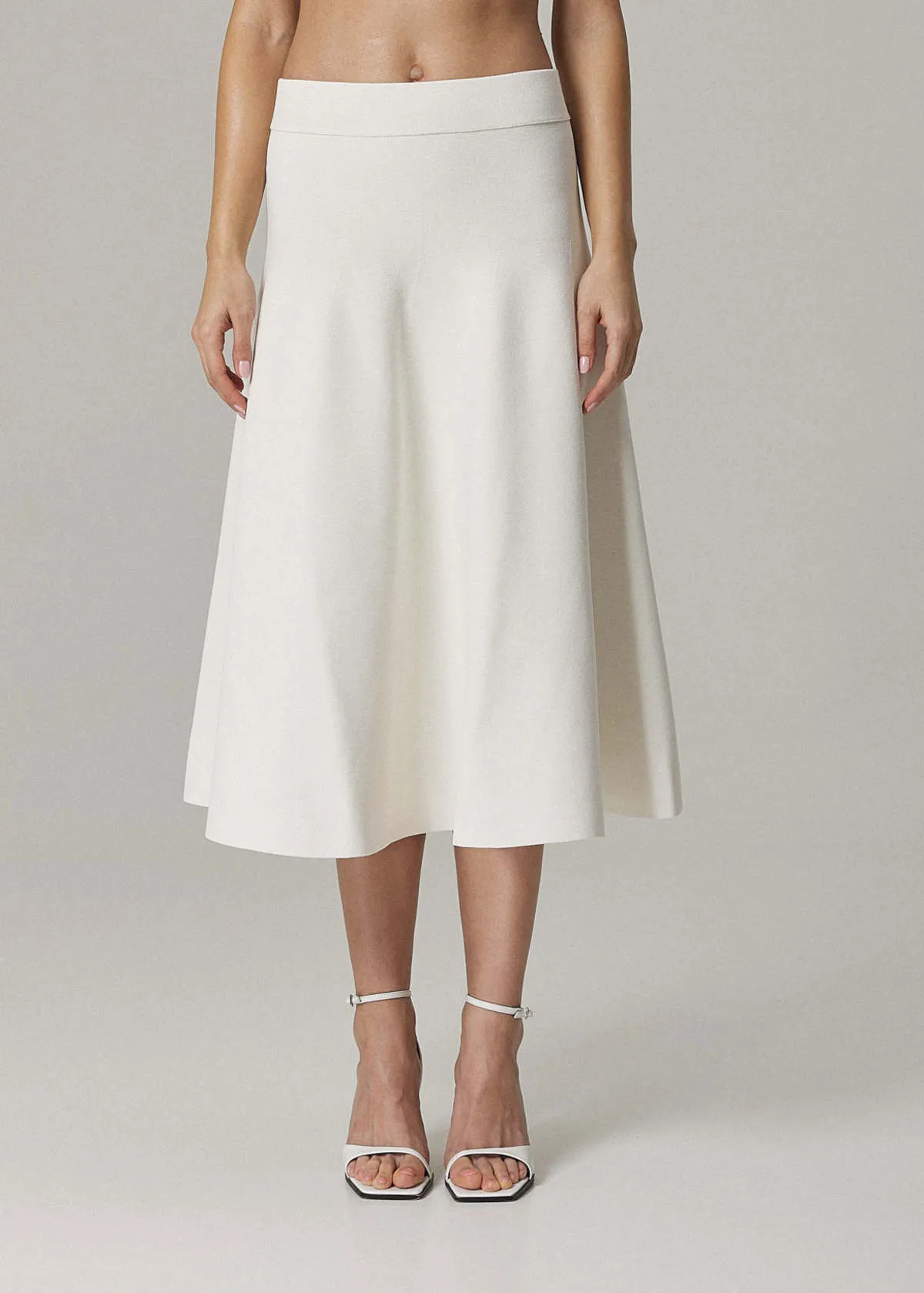 MONICA CIRCULAR SKIRT - SUGAR