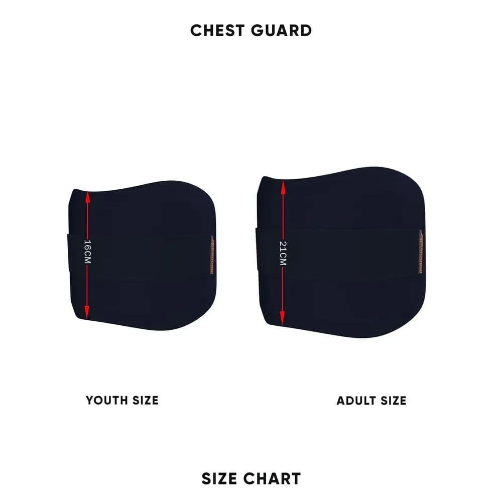 Moonwalkr Cricket Chest Guard / Pad / Protector, Navy