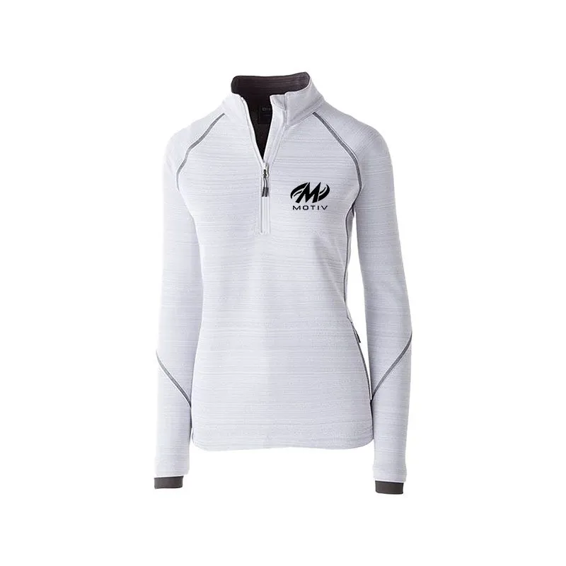 Motiv White Ascent Ladies Deviate Bowling Pullover