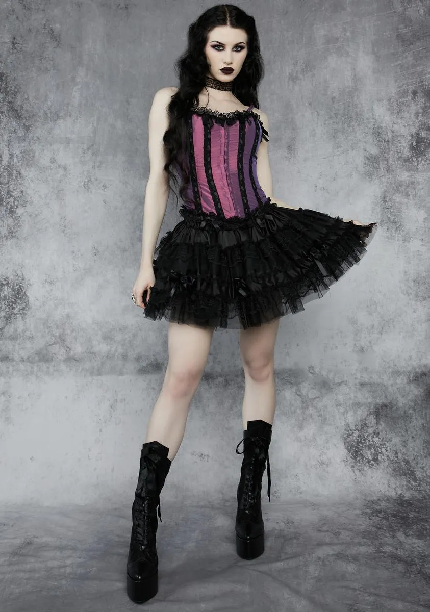 Mourning Symphony Tulle Skirt-