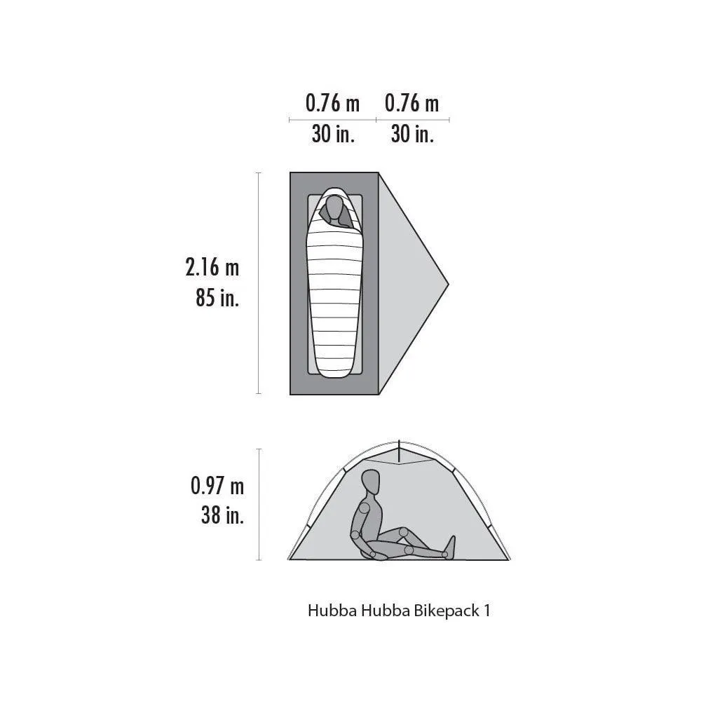 MSR Hubba Hubba Bikepack 1-person Tent | George Fisher