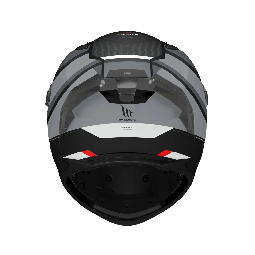 MT Braker Chento Helmet - Black/White