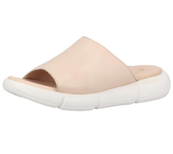 Mules de mujer ILC Candy de piel auténtica con plataforma pequeña C43-3504-06 rosa