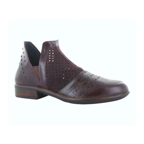 Naot Women's Rivotra Ankle Boot Perf Burgundy Combo/Bordo